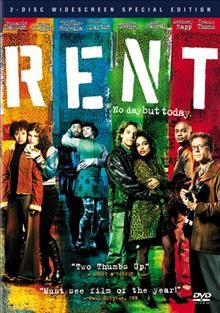 Rent [videorecording] / Revolution Studios presents in association with 1492 Pictures ; a Tribeca production ; a Chris Columbus film ; based on the musical by Jonathan Larson ; produced by Jane Rosenthal ... [et al.] ; screenplay by Stephen Chbosky ; directed by Chris Columbus.