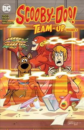 Scooby-Doo team-up. Volume 3 / Sholly Fisch, writer ; Dario Brizuela, artist ; Franco Riesco, colorist ; Saida Temofonte, letterer ;Dario Brizuela with Franco Riesco, cover artists ; Spectre created by Jerry Siegel and Bernard Baily ; Deadman created by Arnold Drake ; Aquaman created by Paul Norris ; Hawkman created by Gardner Fox.