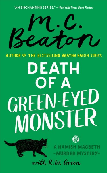 Death of a green-eyed monster [large print] / M.C. Beaton with R. W. Green.