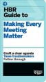 HBR guide to making every meeting matter. Cover Image